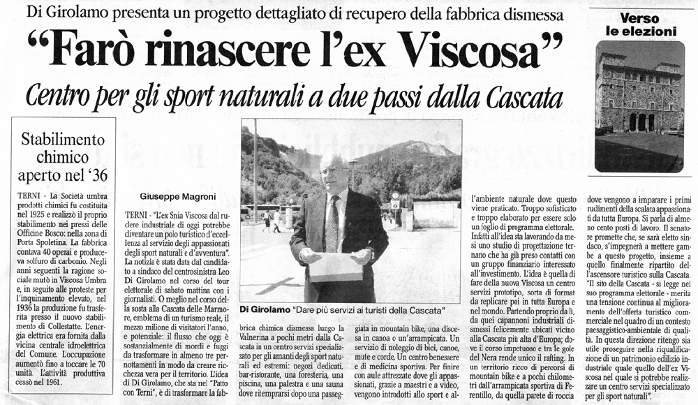 CorriereUmbriaSNIA 13-05-2009 DiGirolamo