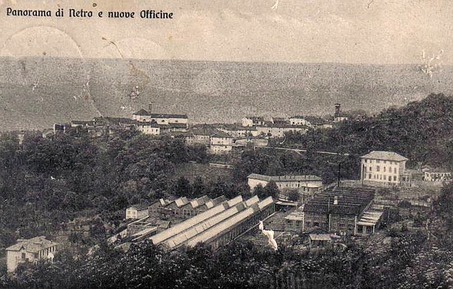 Officine Rubino di Netro, cartolina d'epoca