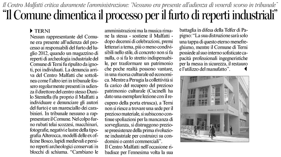 Corriere dell'Umbria 21-12-2014 p. 35