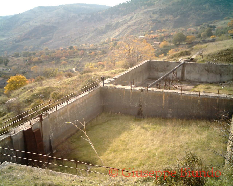 Centrale idroelettrica Contrada Cataratti, vasca di carico