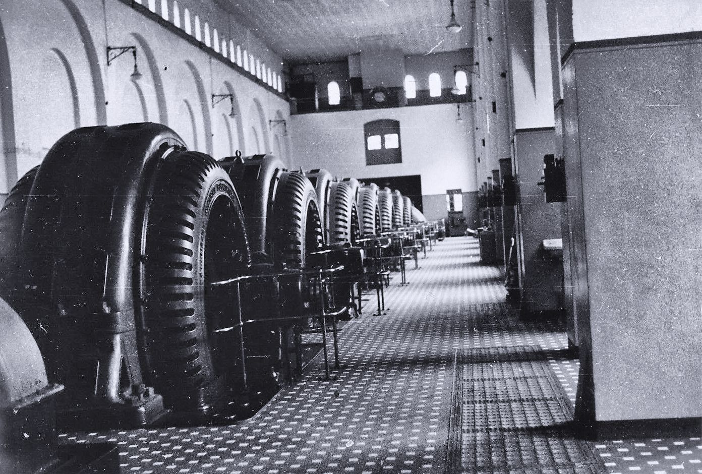 Centrale idroelettrica Tysso I: la sala macchine