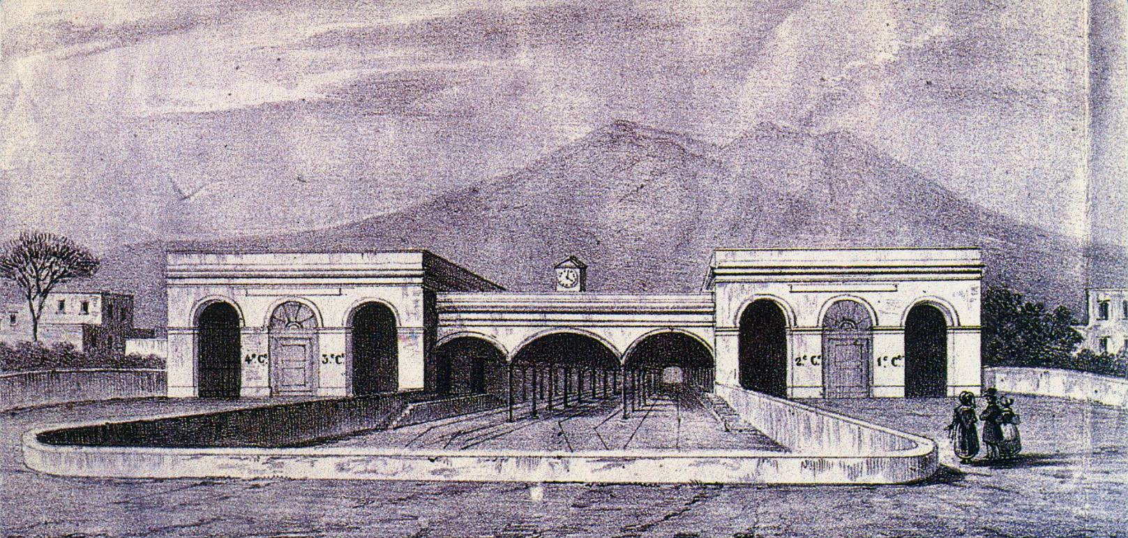 Stazione di Napoli in fase di completamento