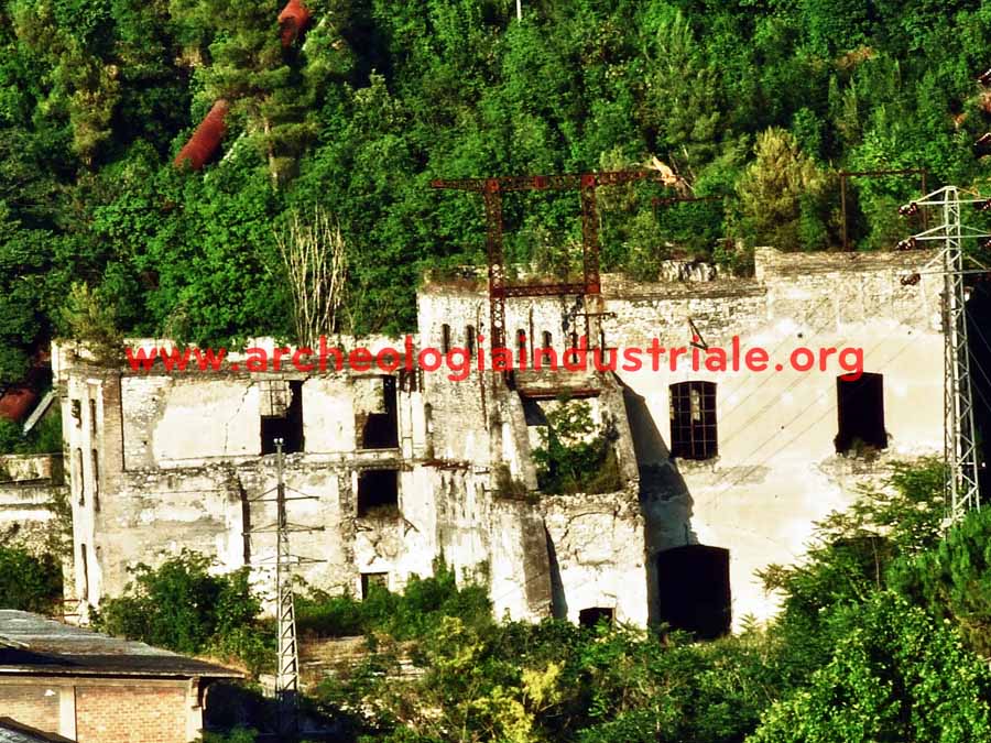 La sottostazione della Società Anglo-Romana a Papigno