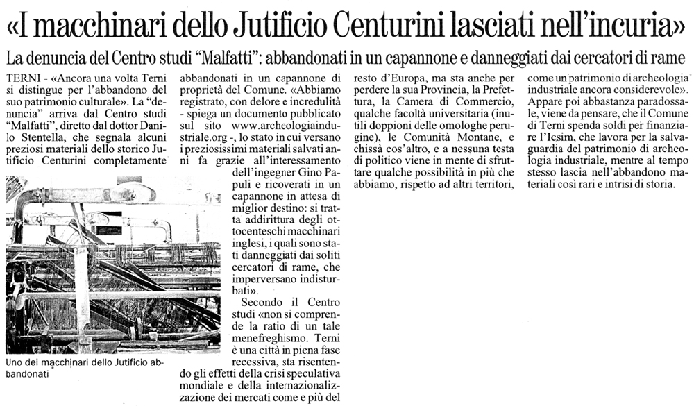 Giornale dell'Umbria 29-06-2012