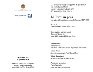 La Terni in posa