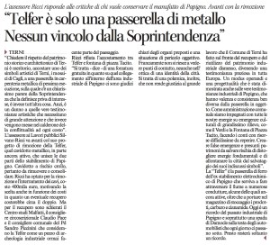 Corriere dell'Umbria 16/01/2014