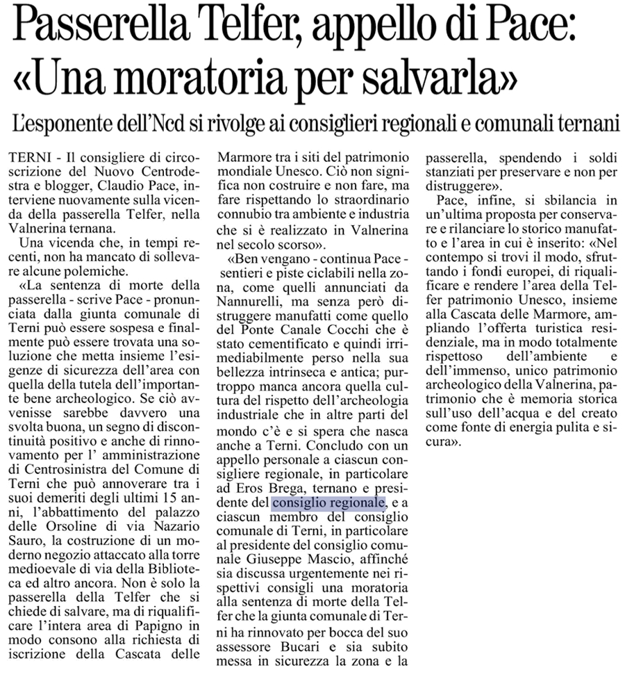 GIORNALE DELL'UMBRIA 21-08-2014, P. 22