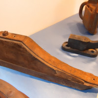 “Scarpa” utilizzata per bloccare le ruote delle motrici o dei vagoni. Anni 1926-1968, raccolta SSIT.