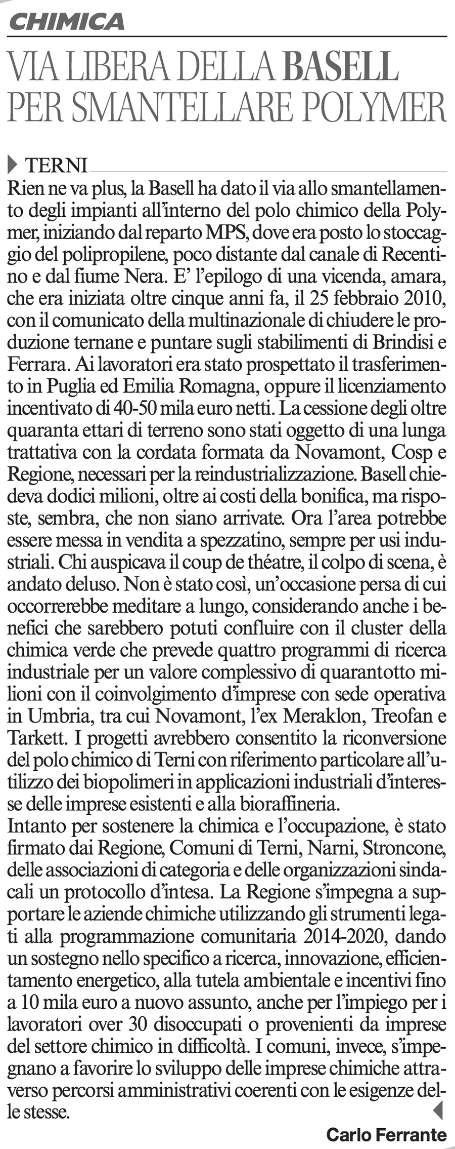 Corriere Umbria del 23-05-2015, p. 18