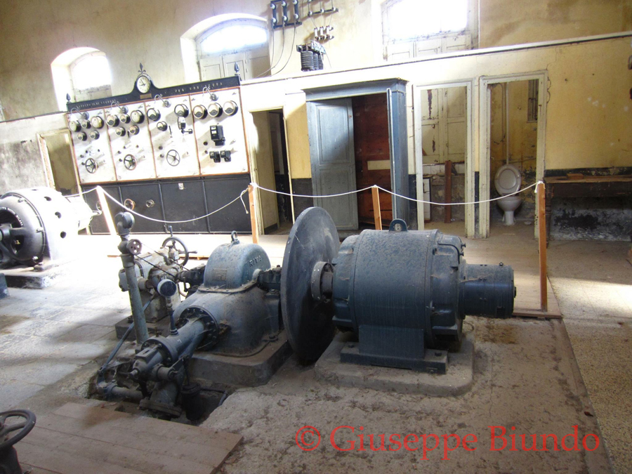 Centrale idroelettrica Contrada Cataratti, sala macchine