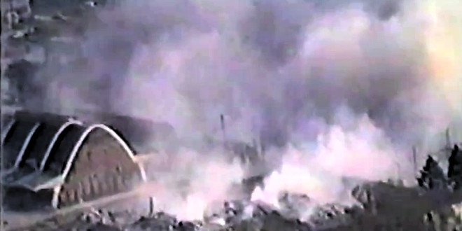 Demolizione Montedison (Santa Maria degli Angeli, 1987)