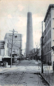 Phoenix Shot Tower di Baltimora negli anni Dieci