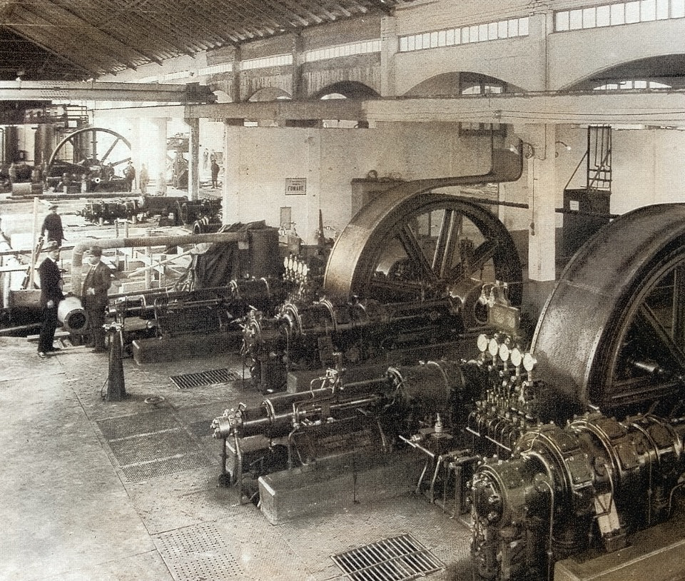 Nera Montoro, i primi compressori a 750 atm per la sintesi dell' ammoniaca, 1922