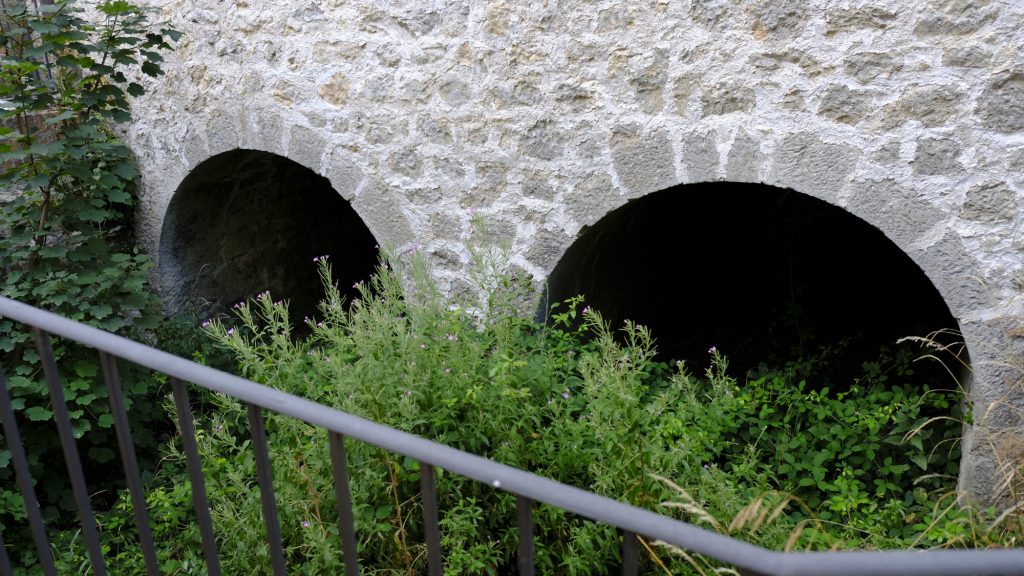 Canale di scarico del vecchio mulino