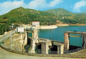 Diga di Suviana - Scarichi di superficie
