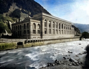 Centrale idroelettrica di Grosotto, anni quaranta del Novecento